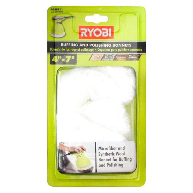 Ryobi Genuine OEM Replacement Buffing Bonnets # A38BB11