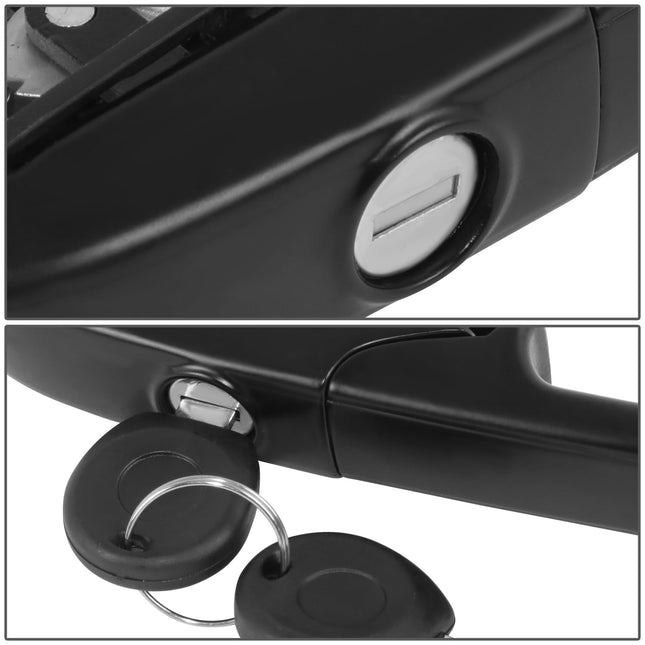 DNA MOTORING Front Right Side Outer Door Handle Compatible with 94-97 VW Passat, with Key, OEM-DHO-00171, 3A0837206D