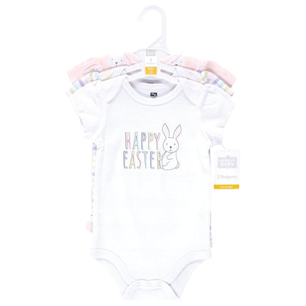 Mamelucos de algodón para bebé unisex Hudson Baby Holiday, rosa, de 12 a 18 meses
