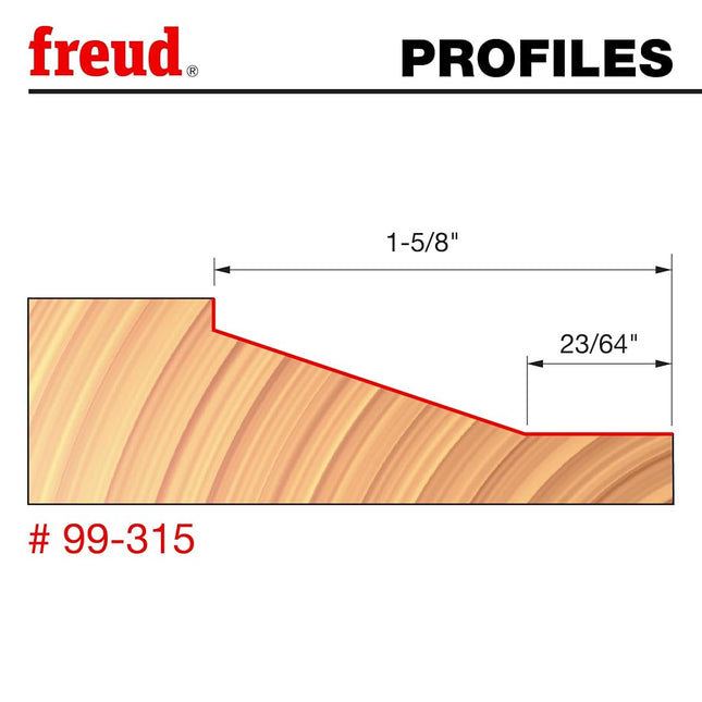 Freud 99-315 Vertical Raised Panel Bit