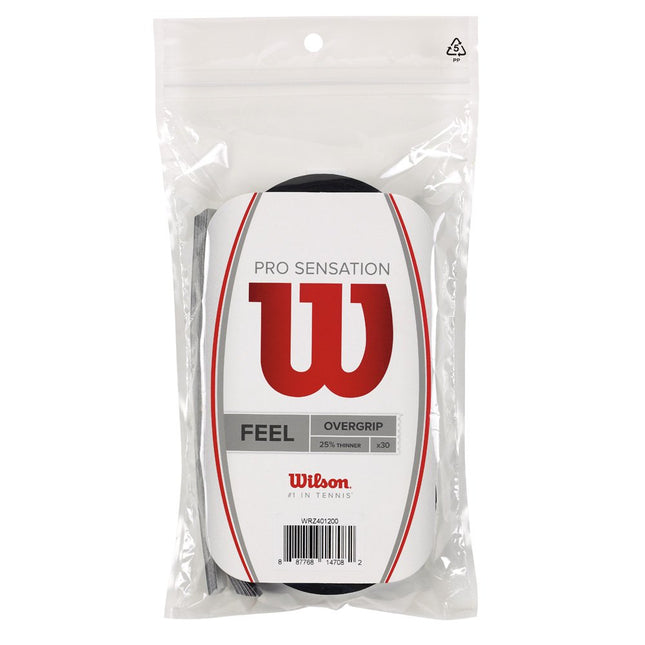 Wilson Pro Sensation Schwarz Overgrip (Pack of 30)