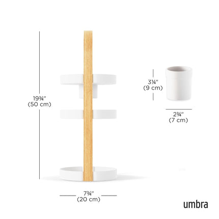 Umbra Bellwood Organizer, White/Natural, regular