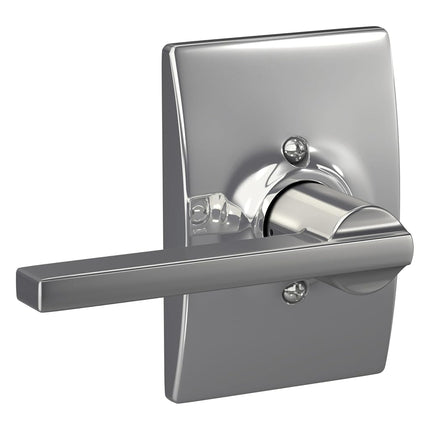 Schlage F170LAT625CEN Century Collection Latitude Decorative Trim Lever, Bright Chrome