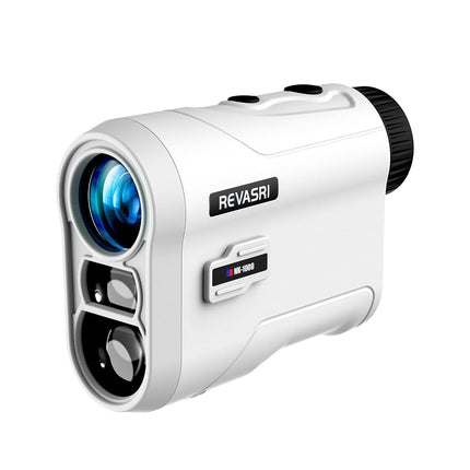 Télémètre de golf REVASRI avec pente et verrouillage de drapeau par vibration, interrupteur de pente externe pour la légalité en tournoi de golf, télémètres avec batterie rechargeable 1000YDS Télémètre laser