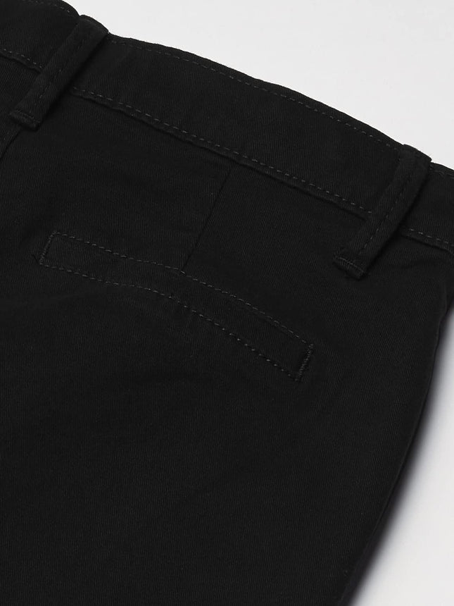 The Children's Place Slim Girls Uniform Skinny Chino Pants 2-Pack, Black, 16S
