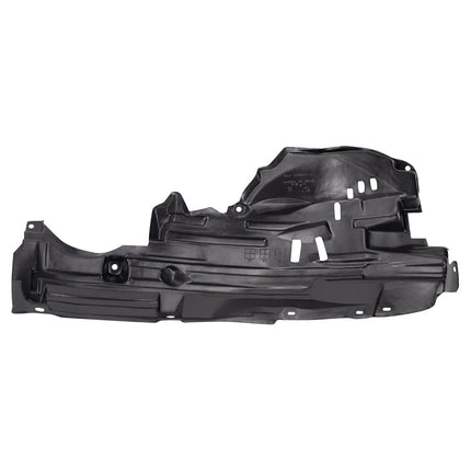 TRQ Front Right Rearward Inner Fender Liner Black Passenger Side Compatible with 2003-2007 INFINITI G35 IN1251105