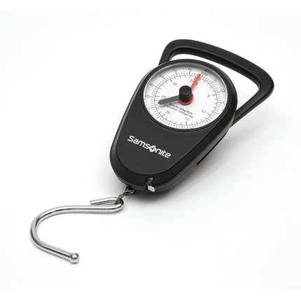 Pèse-bagages Samsonite, manuel, 12,7 cm (H) x 5,1 cm (L) x 10,2 cm (P), noir, noir, 12,7 cm x 5,1 cm x 10,2 cm