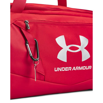 Under Armour Adult Undeniable 5.0 Duffle, Red (600)/Metallic Silver, Medium