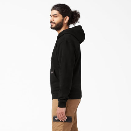 Dickies, Hombre, SUDADERA CON CAPUCHA DE FELPA PESO MEDIO, NEGRO, 3XL