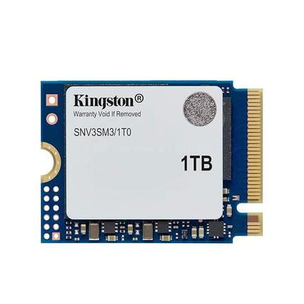 Kingston NV3 NVMe PCIe 4.0 Internal SSD 1TB M.2 2230-SNV3SM3/1T0