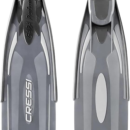 Cressi Gara Professional LD Long Blade Fins - Silver