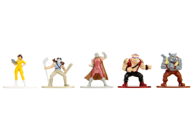 TMNT 1.65" 18 figurines Nano Metalfigs en métal moulé sous pression, série 2, jouets pour enfants et adultes