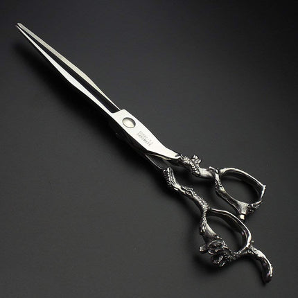 SHARONDS 7'' 7.5'' 8'' Professional Hairdressing Scissors Barber Salon Hair Cutting Dragon Shears (Large) Gold
