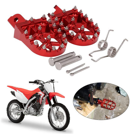 AnXin Dirt Bike Foot Pegs Motorcycle Footpegs Foot