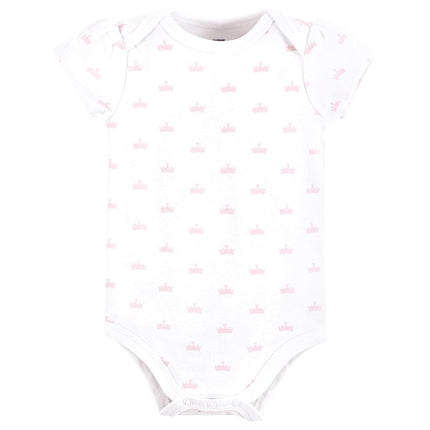 Hudson Baby Grenouillères en Coton Unisexe pour Bébé, Daddys Princess Crown, 3-6 Mois