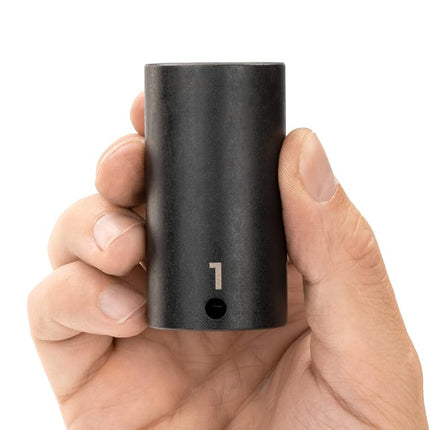 TEKTON 3/8 Inch Drive x 1 Inch Deep 12-Point Impact Socket | SID13225