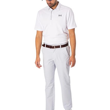 Under Armour Men Tech, Lightweight and Breathable Polo T Shirt for Men, Comfortable Short Sleeve Polo Shirt