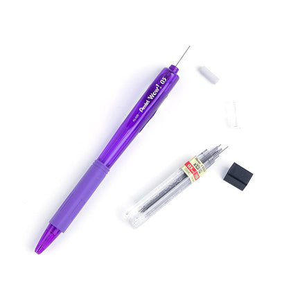 Pentel Wow Mechanical Pencil, 0.5mm, Violet Barrel, Box of 12 (AL405V)