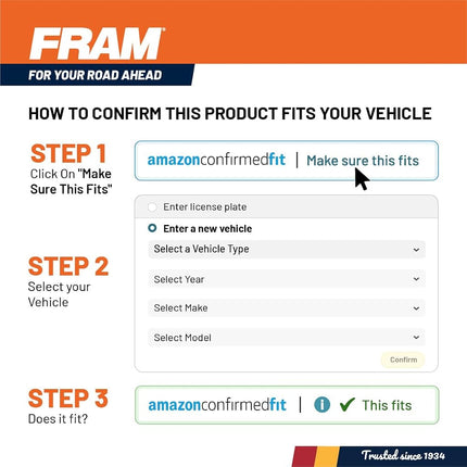 FRAM Fresh Breeze Cabin Air Filter with Arm & Hammer Baking Soda, CF10775 for GM Vehicles