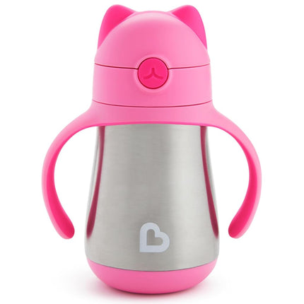 Munchkin® Cool Cat™ Stainless Steel Toddler Straw 