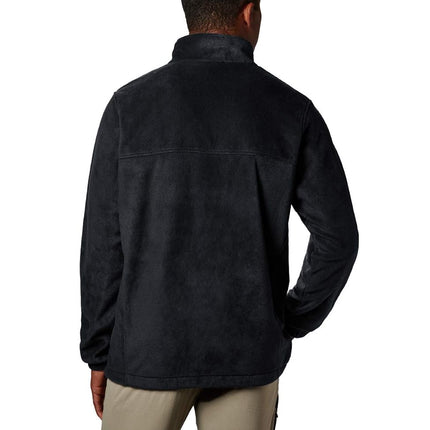 Columbia Men's Steens Mountain Half Zip Fleece Jacket, Black, 2X