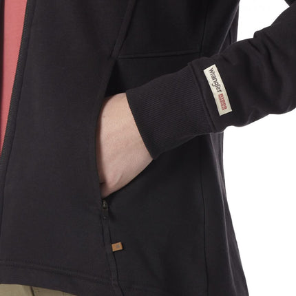 Chaqueta de trabajo transpirable Wrangler Riggs Workwear para mujer, negra, talla mediana