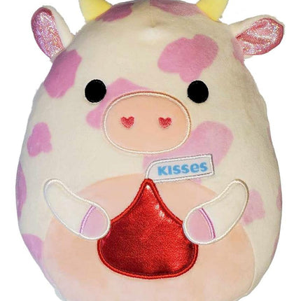 Squishmallows 8" Valentines Evangelica The Cow wit