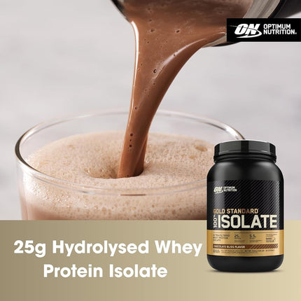 Optimum Nutrition Gold Standard 100% Whey Isolate Protein Powder, Chocolate Flavour, 1.36kg - [packaging may vary]