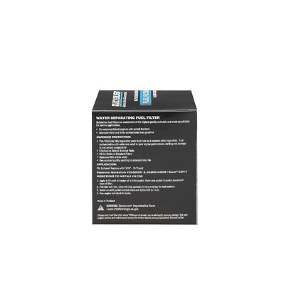 Quicksilver 8M0146203 Water Separating Fuel Filter, 10-Micron Filtration, Quicksilver Head