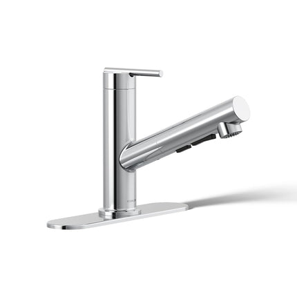 KOHLER 22976-CP Crue Pull-Out Single-Handle Kitche