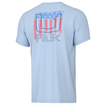 HUK Boys' Short Sleeve Performance Tee, Kids Fishi