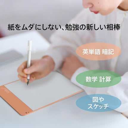 Plus KP-B5-OR 538-327 Memo Pad, Notepad, Repeat, Eco Stationery, Paperless, Business, Kaite Pad, B5, Peach Orange
