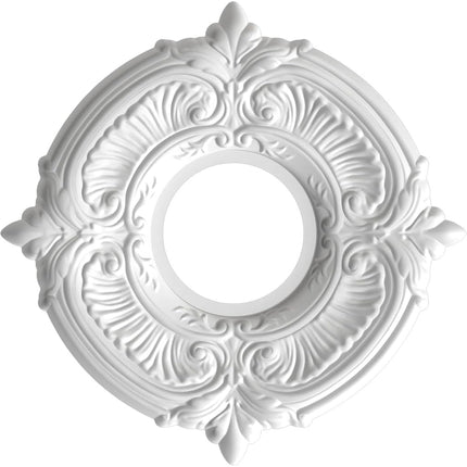 Ekena Millwork CMP10ATCDC Attica Thermoformed PVC Ceiling Medallion (Fits Canopies up to 4 1/8"), 10"OD x 3 1/2"ID x 3/4"P, Metallic Dark Copper