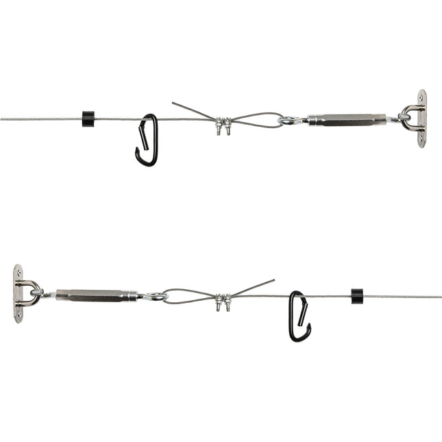 GoSports 30 ft Span Adjustable Wire Hanging Kit - 