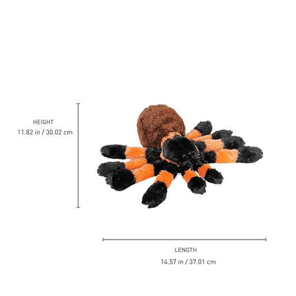 Wild Republic Cuddlekins Tarantula, Stuffed Animal, Plush Toy, Gifts for Kids, 12"