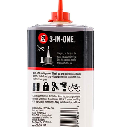 Aceite Multiusos 3-EN-UNO 10138 de 8 oz (Paquete de 12)
