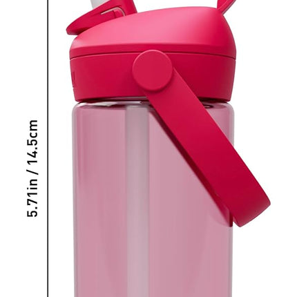 Camelbak THRIVE FLIP STRAW KIDS 415 ml – sport bottle – leak-proof – child-friendly size – easy drinking closure – ideal for on the go – grapefruit, size: OS