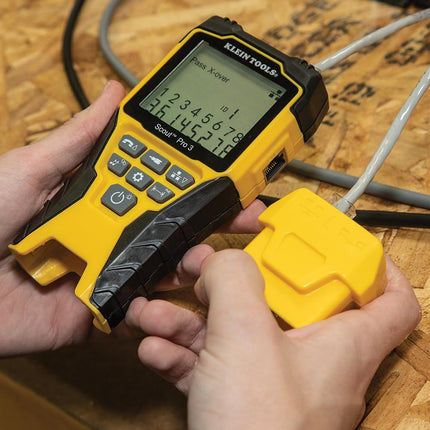 Cable Tester, Scout Pro 3 with Test-n-Map Remote, Includes Remotes #2 - #6, Tests Voice, Data and Video Cable, Klein Tools VDV501-853