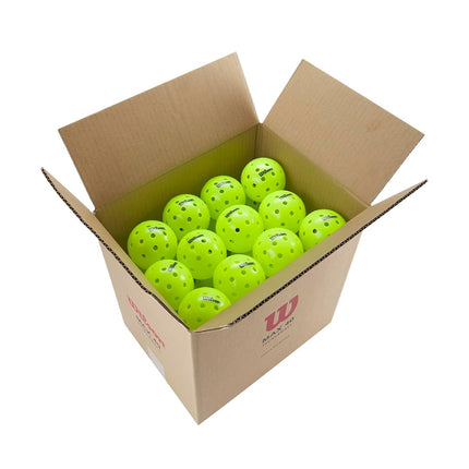 Wilson Max 40 Outdoor Pickleball Balls, Green