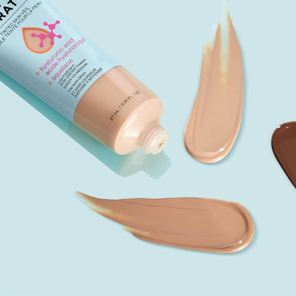 Wet n Wild, Bare Focus Tinted Hydrator, Tinted Face Cream Enriched with Hyaluronic Acid and Vegan Squalane for Radiant Skin, Light to Medium Coverage, Semi Matte Finish, Tanned Skin