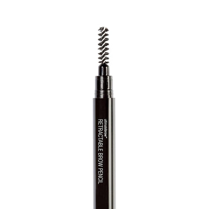 wet n wild Ultimate Eyebrow Retractable Definer Pencil, Taupe, Dual-Sided Brow Brush, Fine Tip, Shapes, Defines, Fills Brow Makeup
