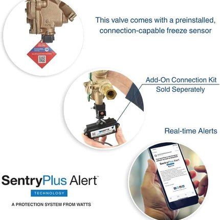 Febco T765EBV Backflow Preventer with Quarter Turn Shutoff with Smart Enabled Ready, 1 Inch