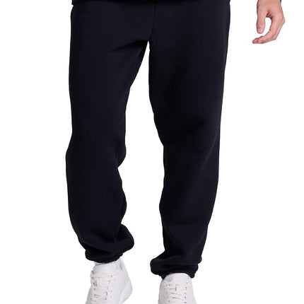 Russell Athletic Men's Dri-power Closed Bottom Pocket Sweatpants, Black, L UK