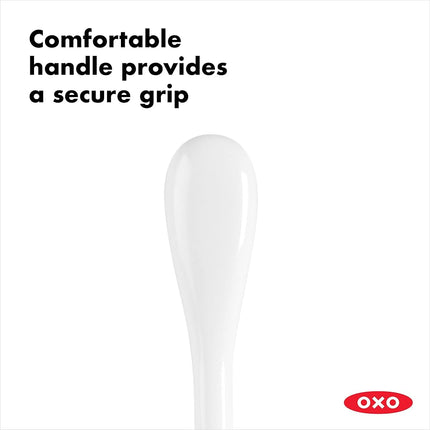 OXO 1281600 Good Grips Compact Toilet Brush & Canister-White, Inoxidable, 6" x 4-3/4" x 17-1/4" H