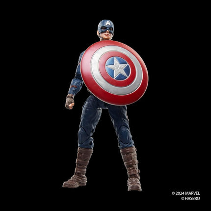 Marvel Legends Series Captain America, Avengers: Endgame Collectible 15-cm Action Figure, Red, White, Blue