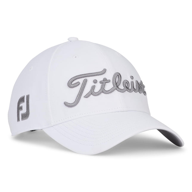 Titleist Men's Standard Tour Performance Golf Hat, White/Gray