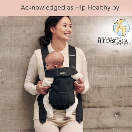 BabyBjörn Baby Carrier Mini, Woven, Black