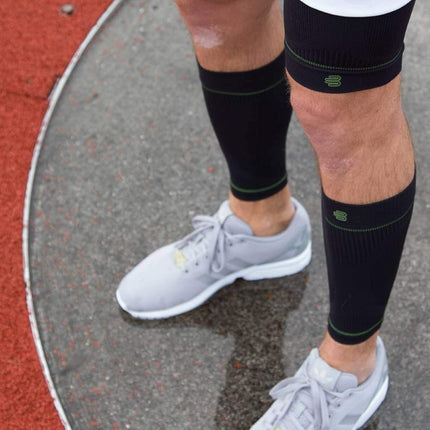 Bauerfeind Sports Compression Upper Leg Sleeves (1 Pair) (Rivera, Medium/Long)