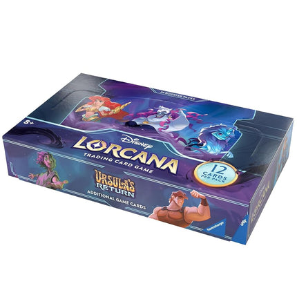 Ravensburger - Ursula's Return Pack Ursula Disney Lorcana Trading Card Game: Set 4 Display with 24 Booster Packs (11098342)