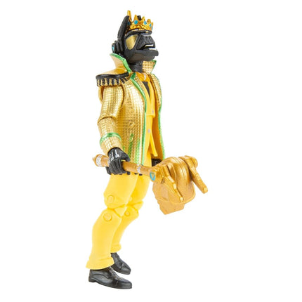 Fortnite SOLO MODE - Y0ND3R (Solid Gold) - 4-Inch Highly Detailed Figure with SC3PT3R Harvesting Tool